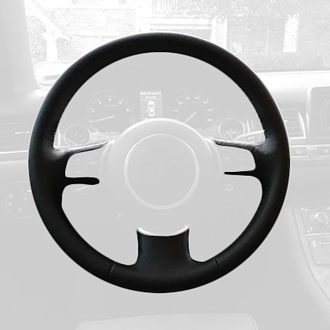 2002-09 Audi A8 steering wheel cover - 3-spoke