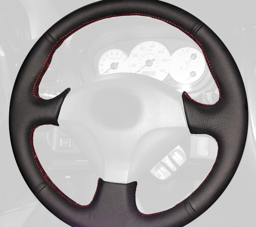 2001-05 Honda Civic steering wheel cover - Type-R / SiR