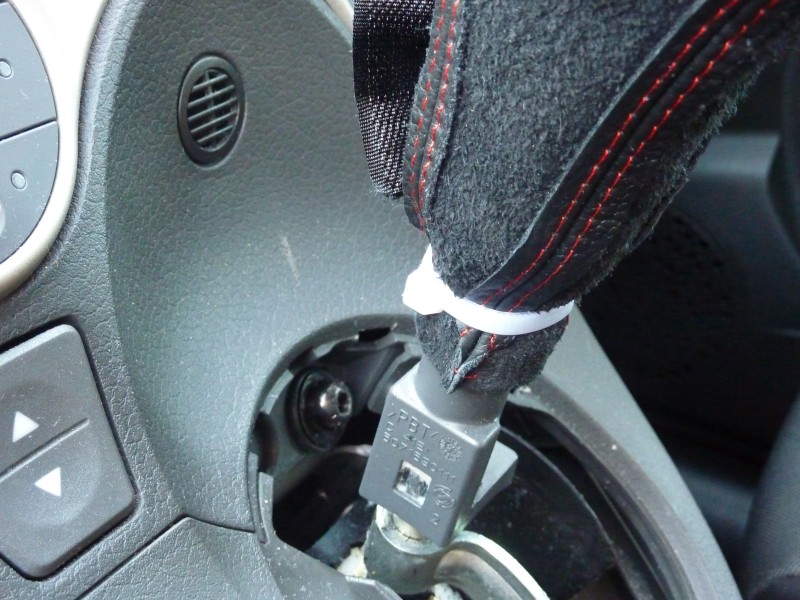 Attach shift boot